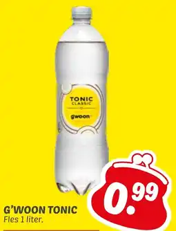Dekamarkt G'woon tonic aanbieding