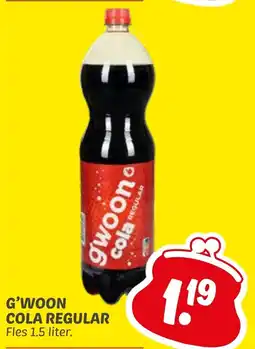 Dekamarkt G'woon Cola Regular aanbieding