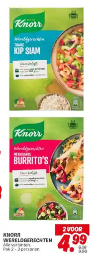 Dekamarkt Knorr Wereldgerechten aanbieding