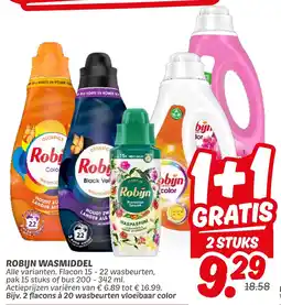 Dekamarkt Robijn Wasmiddel aanbieding