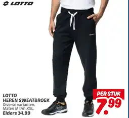 Dekamarkt Lotto Heren Sweatbroek aanbieding