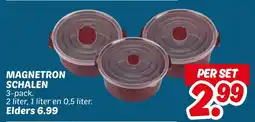 Dekamarkt Magnetron Schalen aanbieding