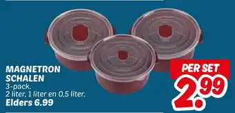 Dekamarkt Magnetron Schalen aanbieding