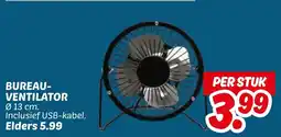 Dekamarkt Bureau Ventilator aanbieding