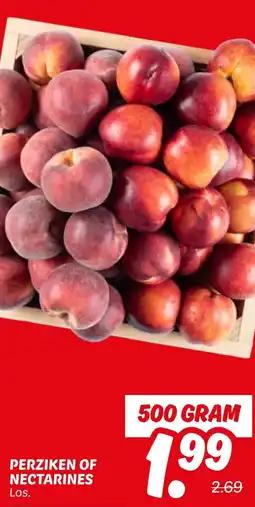 Dekamarkt Perziken of Nectarines aanbieding