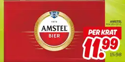 Dekamarkt Amstel Bier aanbieding