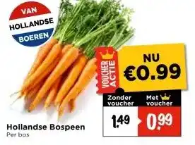 Vomar Voordeelmarkt Hollandse Bospeen aanbieding