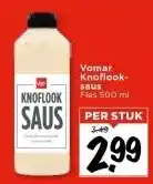 Vomar Voordeelmarkt Vomar Knoflooksaus aanbieding