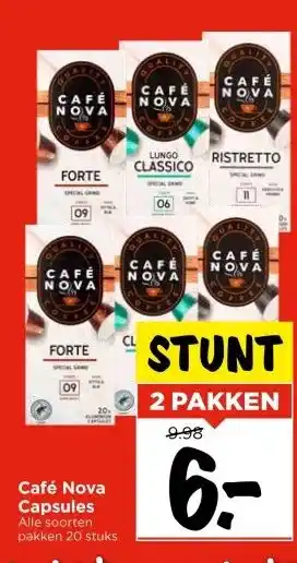Vomar Voordeelmarkt Café Nova Capsules aanbieding