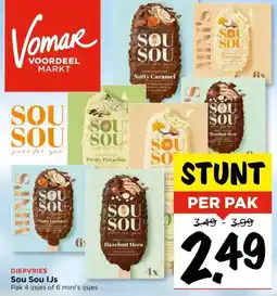 Vomar Voordeelmarkt Sou Sou IJs aanbieding