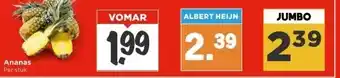 Vomar Voordeelmarkt Ananas aanbieding