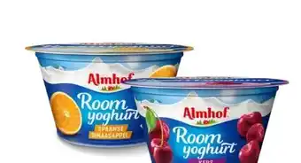 Budget Food Almhof Roomyoghurt Spaanse Sinaasappel of Morello Kers aanbieding