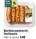 Vomar Voordeelmarkt Barbecueworst Italiaans aanbieding