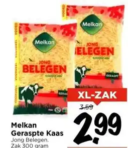 Vomar Voordeelmarkt Melkan Geraspte Kaas aanbieding