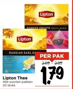 Vomar Voordeelmarkt Lipton Thee aanbieding