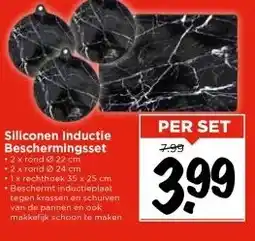 Vomar Voordeelmarkt Siliconen Inductie Beschermingsset aanbieding