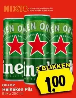 Vomar Voordeelmarkt Heineken Pils aanbieding