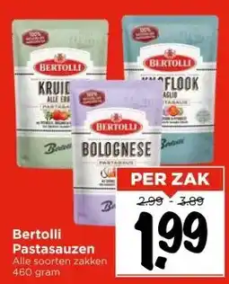 Vomar Voordeelmarkt Bertolli Pastasauzen aanbieding