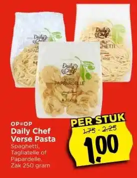 Vomar Voordeelmarkt Daily Chef Verse Pasta aanbieding