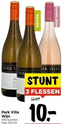 Vomar Voordeelmarkt Park Villa Wijn aanbieding