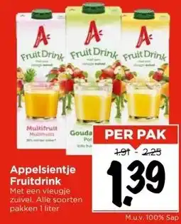 Vomar Voordeelmarkt Appelsientje Fruitdrink aanbieding