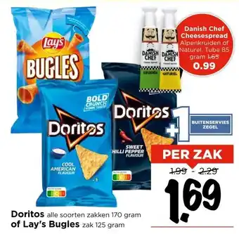 Vomar Voordeelmarkt Doritos of Lay's Bugles aanbieding