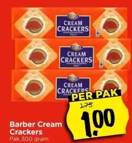 Vomar Voordeelmarkt Barber Cream Crackers aanbieding