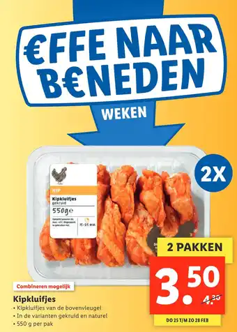 Lidl Kipkluifjes aanbieding