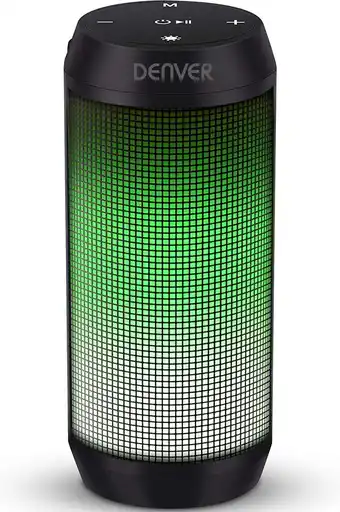 Bol.com Denver Bluetooth Speaker Draadloos - 60W - Lichteffecten - Muziek Box - AUX - BTL62NR aanbieding