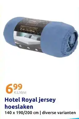 Action Hotel Royal jersey hoeslaken aanbieding