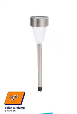 Action Solar tuinlamp aanbieding