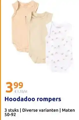 Action Hoodadoo rompers aanbieding