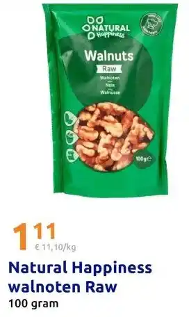 Action Natural Happiness walnoten Raw aanbieding
