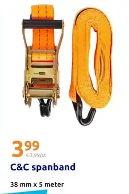 Action C&C spanband aanbieding