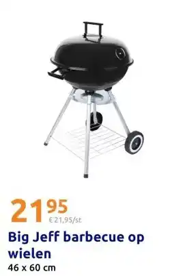 Action Big Jeff barbecue op wielen aanbieding