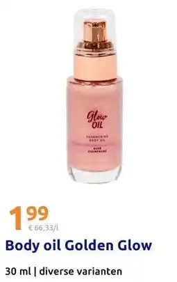 Action Body oil Golden Glow aanbieding