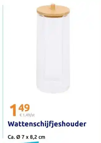 Action Wattenschijfjeshouder aanbieding
