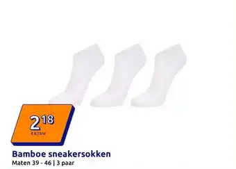 Action Bamboe sneakersokken aanbieding