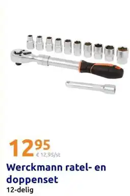 Action Werckmann ratel- en doppenset aanbieding