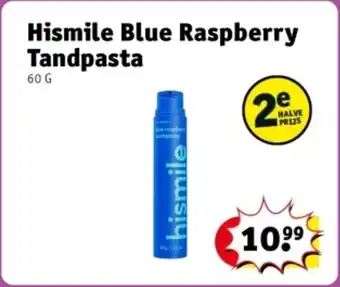 Kruidvat Hismile Blue Raspberry Tandpasta aanbieding