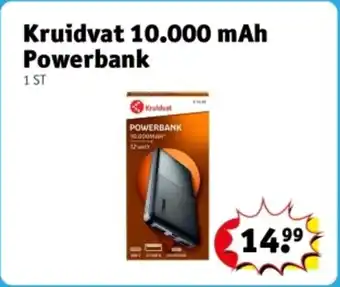Kruidvat Kruidvat 10.000 mAh Powerbank aanbieding