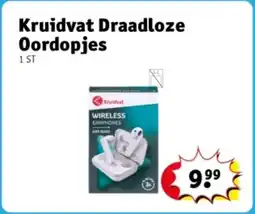 Kruidvat Kruidvat Draadloze Oordopjes aanbieding