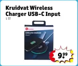 Kruidvat Kruidvat Wireless Charger USB-C Input aanbieding