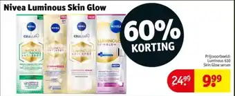 Kruidvat Nivea Luminous Skin Glow aanbieding