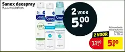 Kruidvat Sanex deospray aanbieding