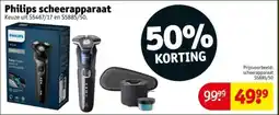 Kruidvat Philips scheerapparaat aanbieding
