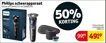 Kruidvat Philips scheerapparaat aanbieding