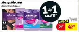 Kruidvat Always Discreet aanbieding