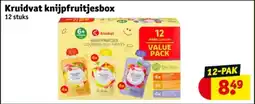 Kruidvat Kruidvat knijpfruitjesbox aanbieding
