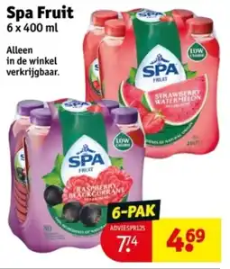 Kruidvat Spa Fruit aanbieding
